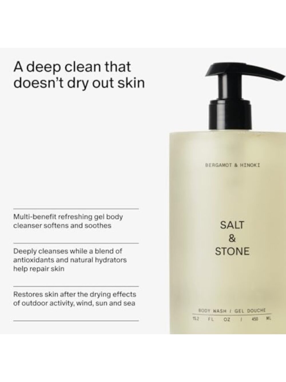 Revitalizing Body Wash Refill for All, Bergamot & Hinoki Scent, 32 fl oz - Picture 5 of 6